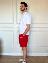 Printed Melton Set Red